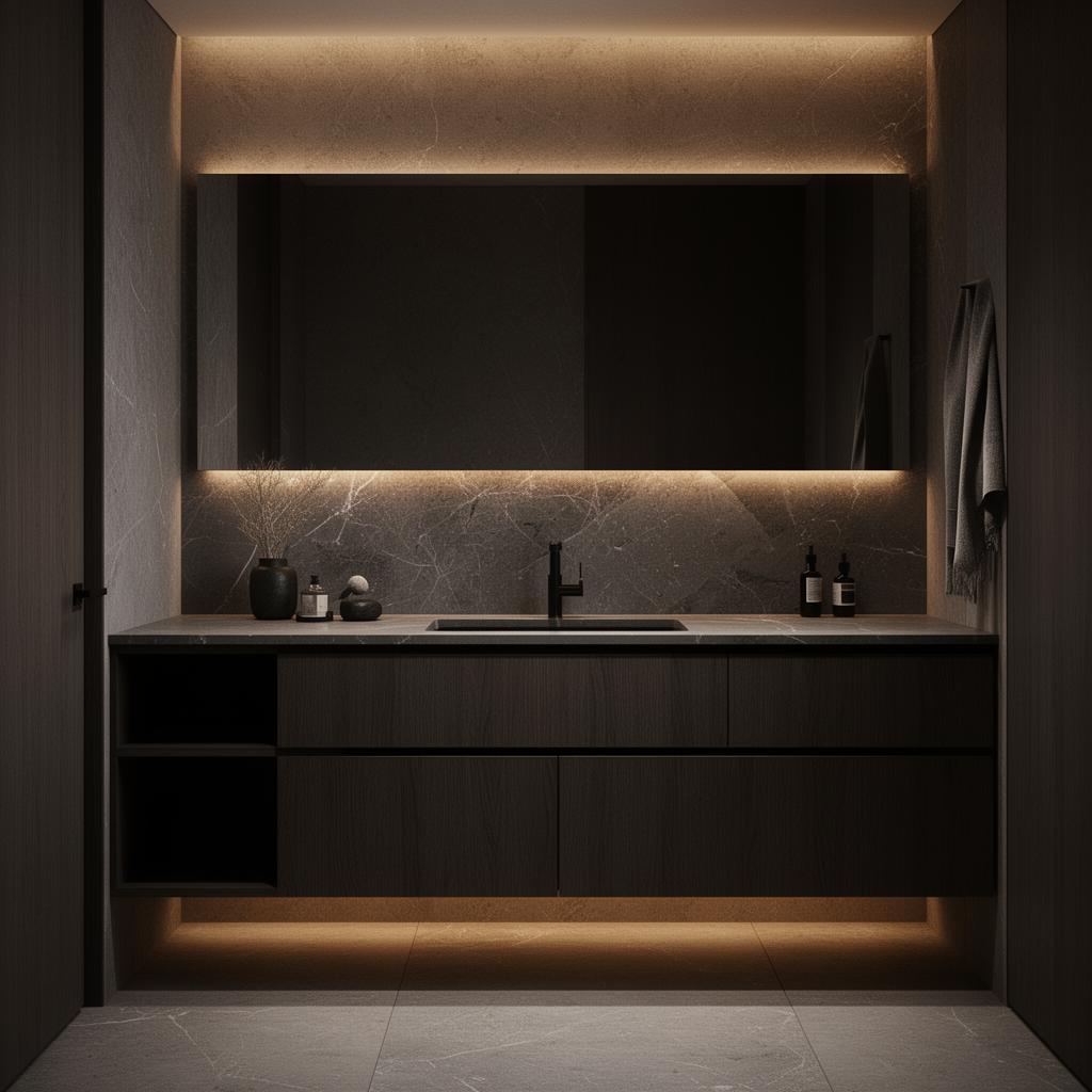 Łazienki w Postolinie — realizacja ROOMDESIGNER.PL